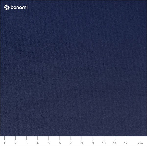 Poggiapiedi in velluto blu scuro Bean - EMKO-image-1