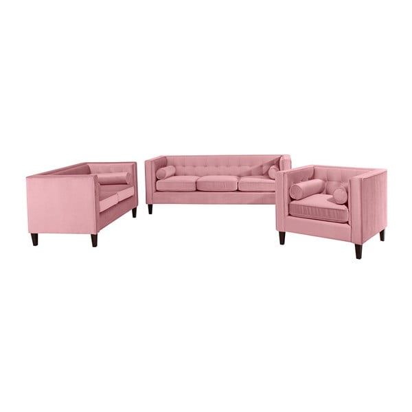 Divano rosa Jeronimo, 154 cm - Max Winzer-image-1