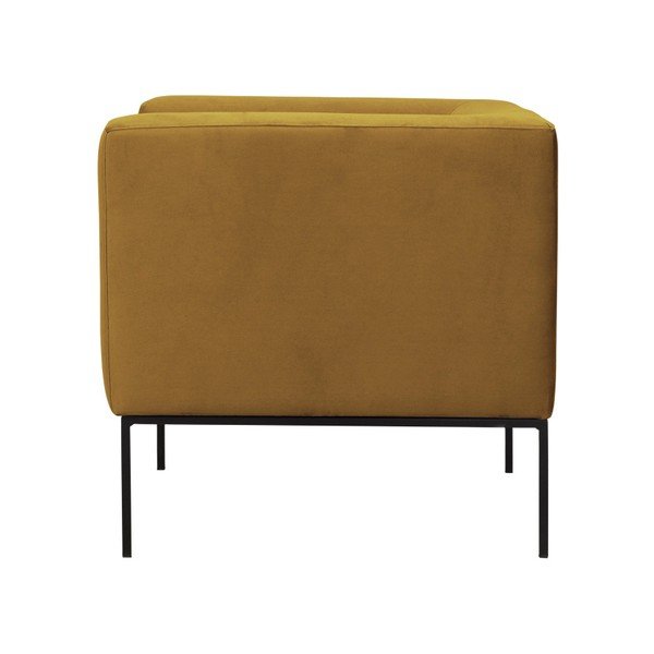 Poltrona in velluto giallo Neptune - Windsor & Co Sofas-image-3
