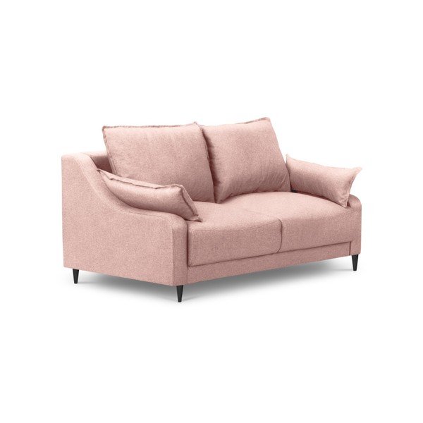 Divano rosa chiaro Ancolie, 150 cm - Mazzini Sofas-image-2