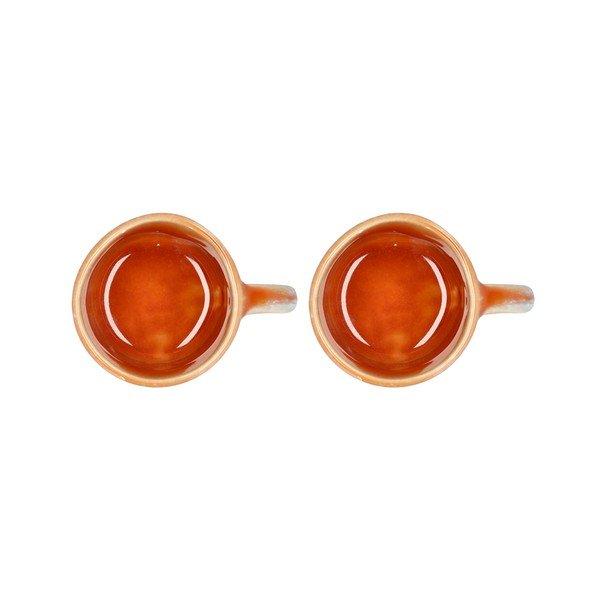 Tazze da espresso in gres arancione in set da 2 80 ml Styles - Villa Collection-image-2
