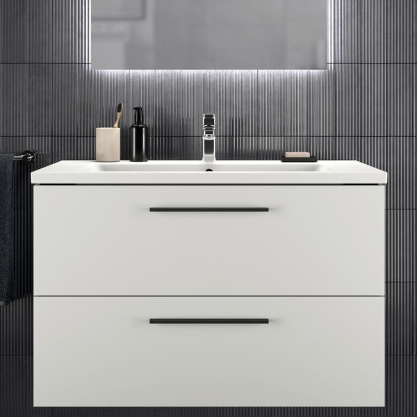 Lavabo bianco in ceramica 101x51,5 cm i.Life B - Ideal Standard-image-1