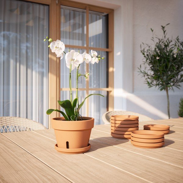 Sottovaso in terracotta ø 17 cm - Artevasi-image-1