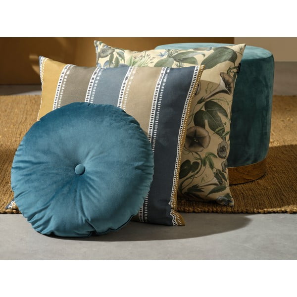 Cuscino da esterno blu , ø 40 cm Jolie - Hartman-image-2