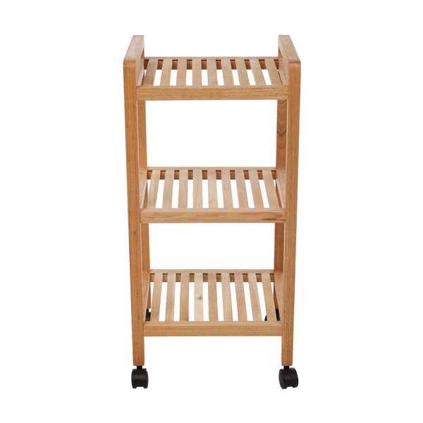 Mensola da bagno in legno di noce 35x72 cm Norway - Wenko-image-1