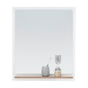 Specchio a parete con mensola 60x75 cm Set 923 - Pelipal