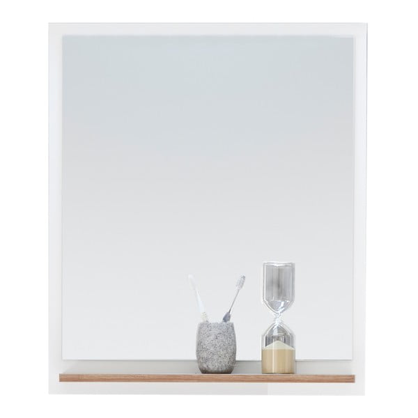 Specchio a parete con mensola 60x75 cm Set 923 - Pelipal