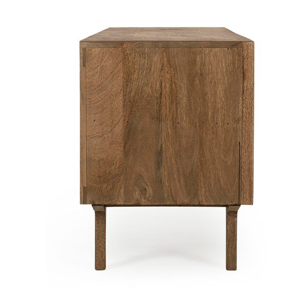 Mobile TV di colore naturale in mango massiccio 152x55x40 cm Sherman – Bizzotto-image-4