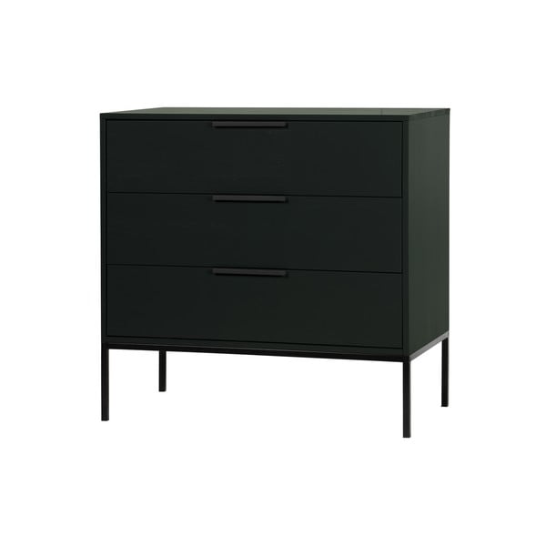 Cassettiera in legno di pino nero Adam - WOOOD-image-1