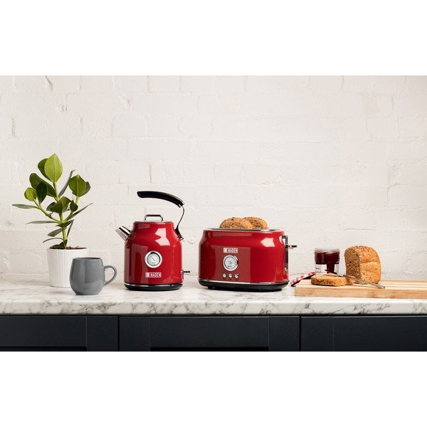 Bollitore rosso 1,7 l Dorset Putty - Haden-image-1