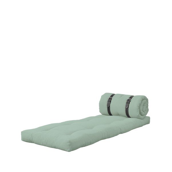 Variabilní křeslo s bíle prošívanými koženými pásky Karup Buckle Up Peppermint-image-2