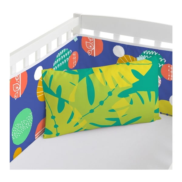 Coprimaterasso per culla in cotone, 210 x 40 cm Geo Jungle - Moshi Moshi-image-2