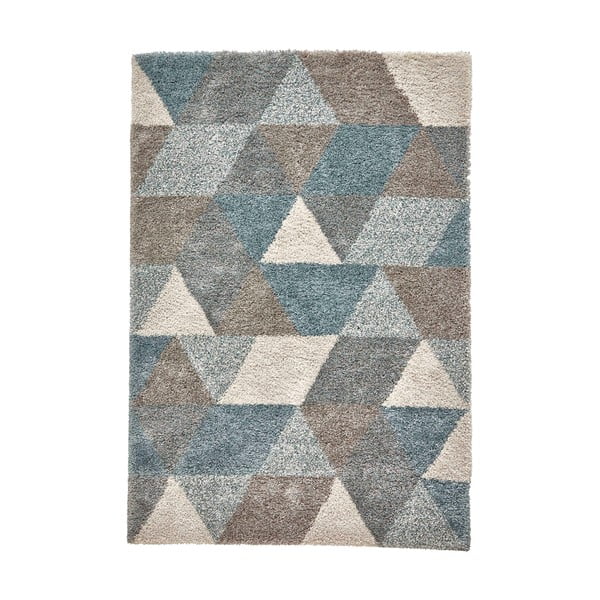 Tappeto grigio e blu Royal Nomadic Grey &Teal, 160 x 220 cm - Think Rugs