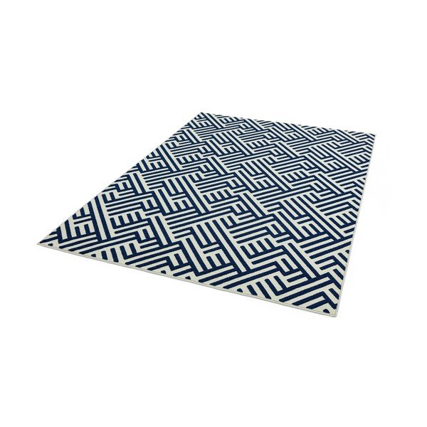 Tappeto blu e bianco , 80 x 150 cm Antibes - Asiatic Carpets-image-2