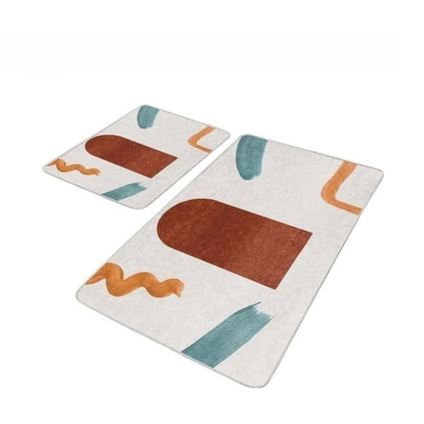 Set di tappetini per il bagno in velluto 2 pz 60x100 cm – Mila Home