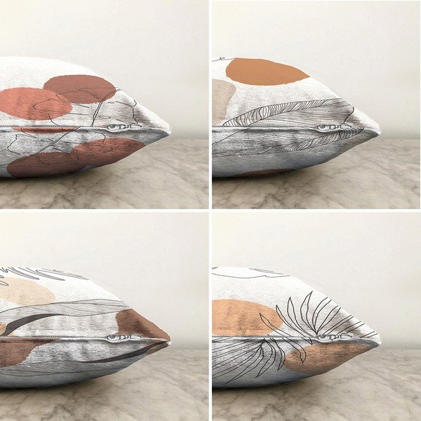 Set di 4 federe Uma, 55 x 55 cm - Minimalist Cushion Covers-image-1