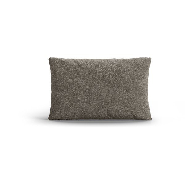 Cuscino per divano grigio con rivestimento in bouclé Poppy – Micadoni 