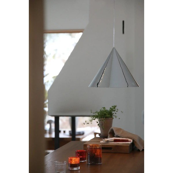 Lampadario argentato in metallo con paralume in metallo ø 37,5 cm Tip – Markslöjd-image-3