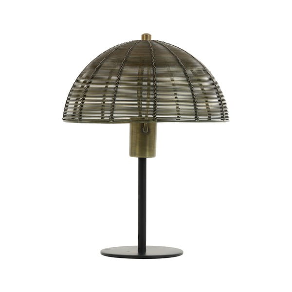 Lampada da tavolo in bronzo (altezza 33 cm) Klobu - Light & Living