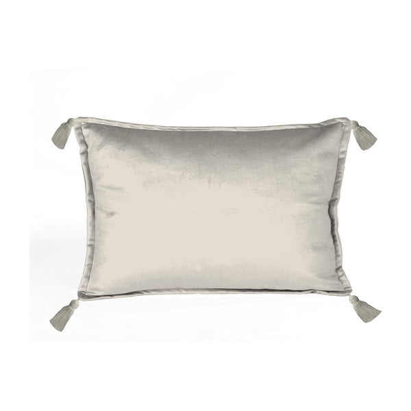 Cuscino in velluto grigio Borlas, 50 x 35 cm - Velvet Atelier