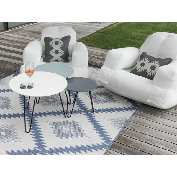 Tappeto da esterno blu e crema , 230 x 160 cm Malibu - NORTHRUGS-image-1
