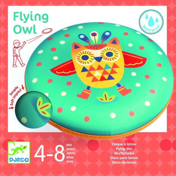 Gufo del disco volante Owl - Djeco-image-1
