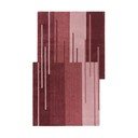 Tappeto in lana bordeaux tessuto a mano 200x290 cm Split Ombre Shaped - Flair Rugs
