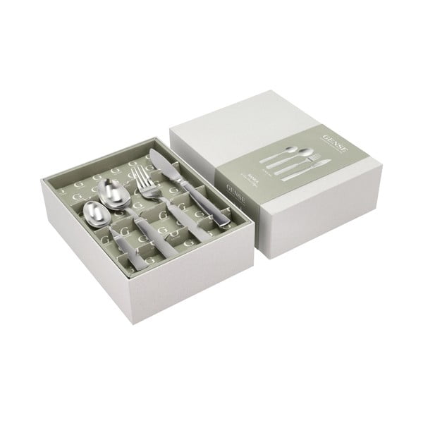 Posate argentate in acciaio inox 16 pz Ranka – Gense-image-1