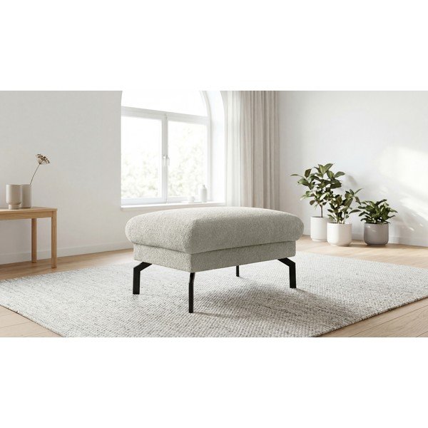 Pouf grigio chiaro Gomero - Scandic-image-1
