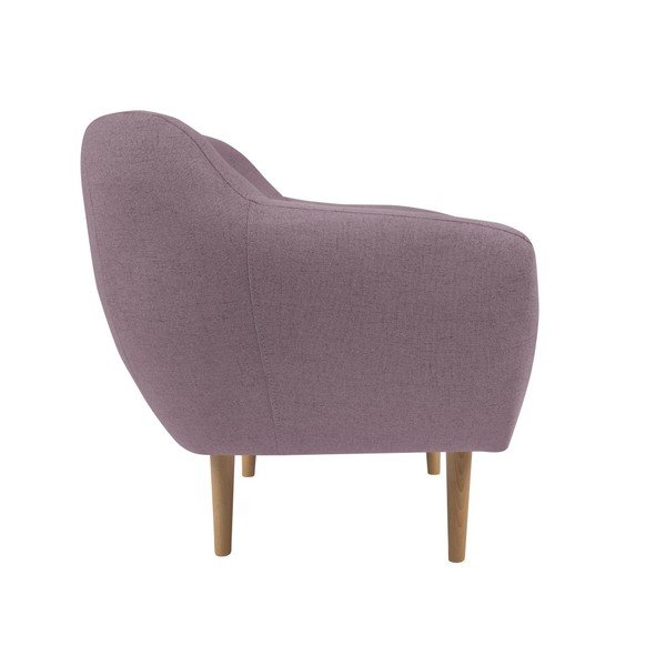 Poltrona rosa con gambe leggere Sicile - Mazzini Sofas-image-2