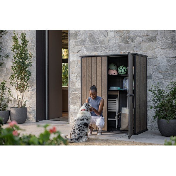 Mobile da giardino in plastica marrone - Keter-image-2