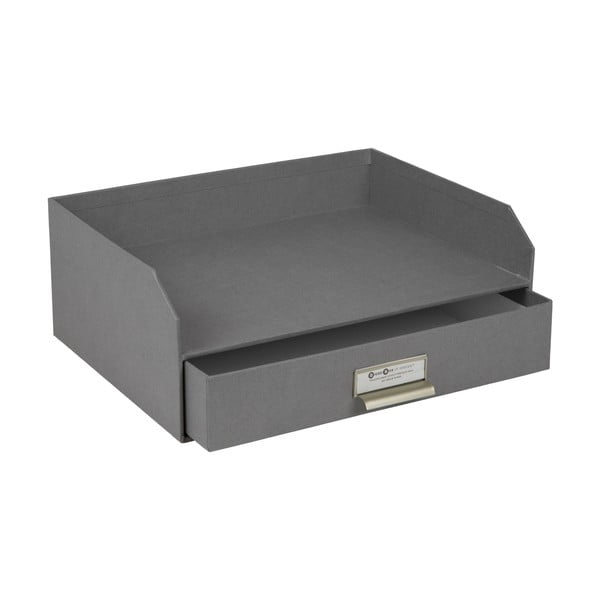 Organizzatore di documenti in cartone con cassetto Walter - Bigso Box of Sweden-image-3