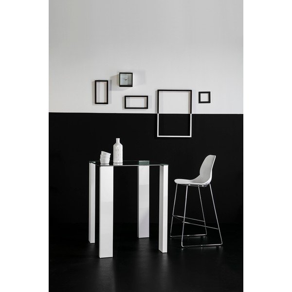 Set di 4 sedie da bar bianche Greta - Marckeric-image-4