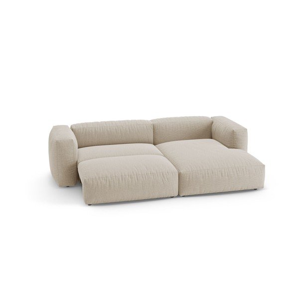 Divano angolare componibile color crema allungabile (con penisola a destra/con chaise lounge) – Micadoni -image-3
