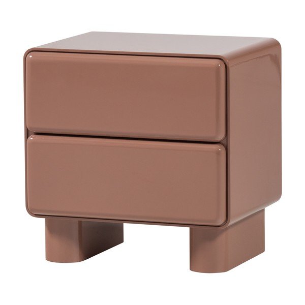 Comodino rosa lucido Lustra – WOOOD-image-2