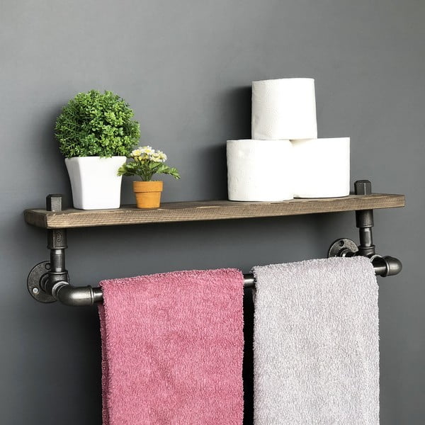 Mensola in legno con ganci Raffan Pipe BoruRaf - Evila Originals-image-2