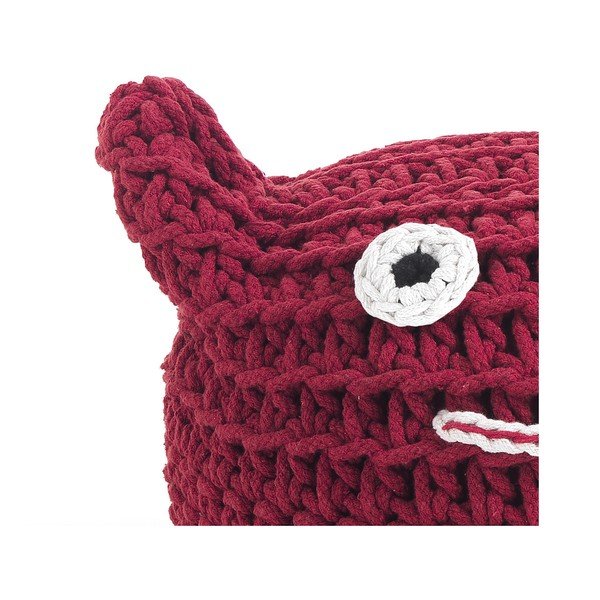 Pouf rosso per bambini Gatto - Tomasucci-image-1