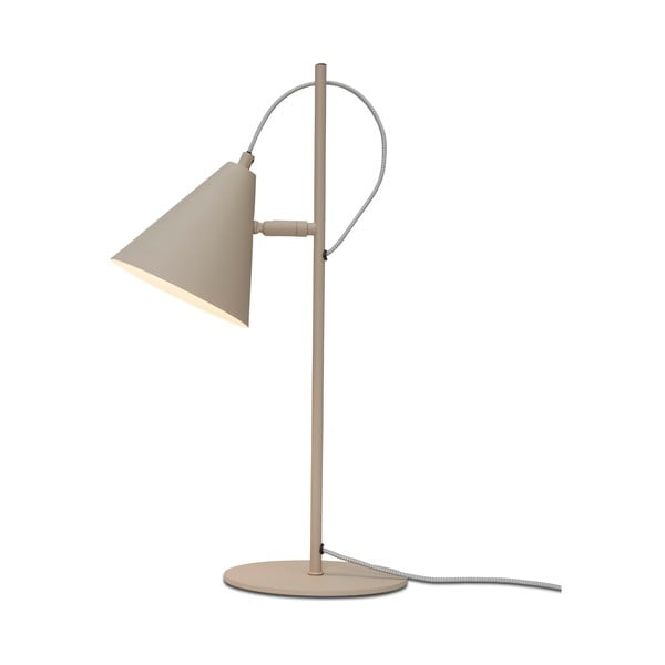 Lampada da tavolo beige con paralume in metallo (altezza 50,5 cm) Lisbon - it's about RoMi