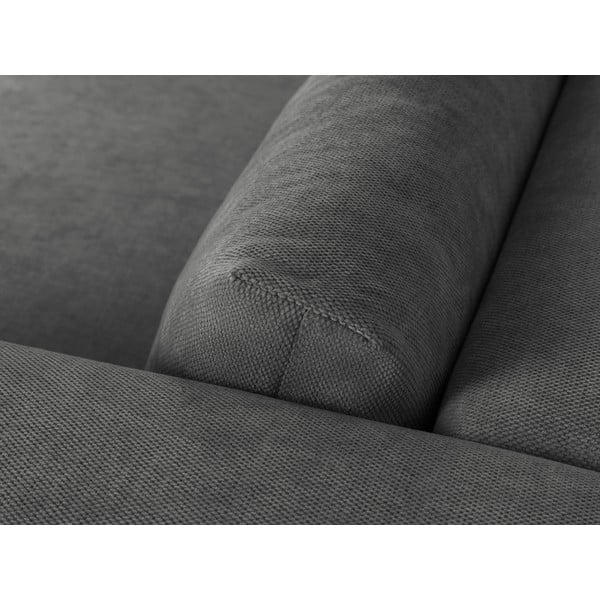 Divano a U angolare grigio scuro, angolo sinistro Esther - Milo Casa-image-4