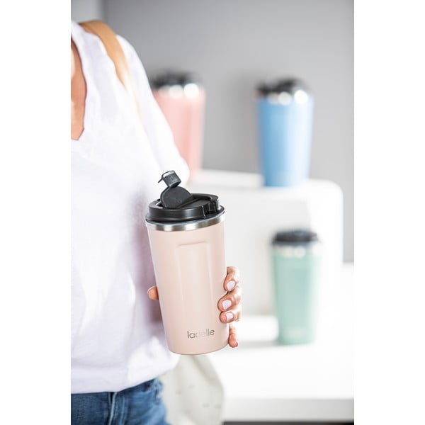 Tazza termica blu 350 ml Eco – Ladelle-image-1