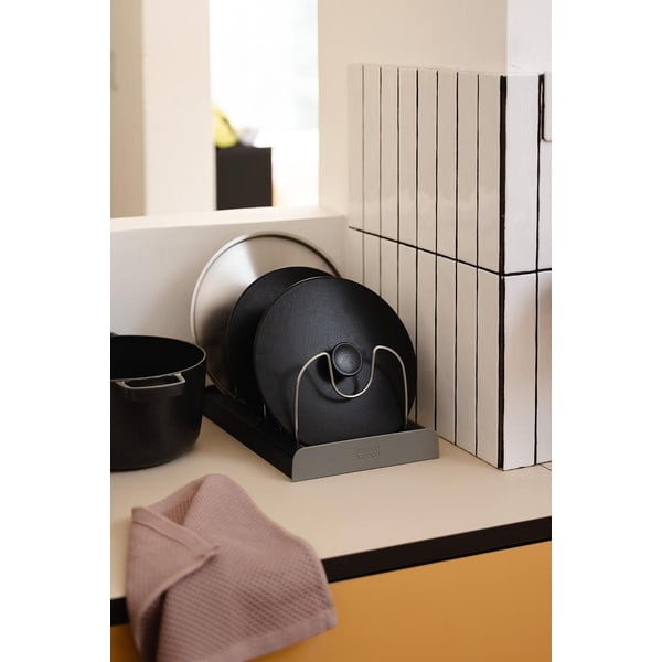 Organizer grigio per coperchi o pentole - Joseph Joseph-image-3