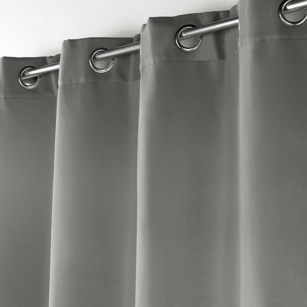 Tenda termoisolante grigia in microfibra 135x260 cm Micropolar – douceur d'intérieur-image-1