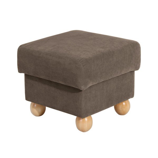 Pouf marrone Monarch Velor - Max Winzer