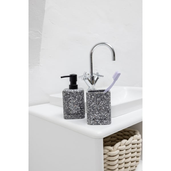 Dispenser per sapone in poliresina grigio 270 ml Tom Tailor T-Terrazzo – Wenko-image-1