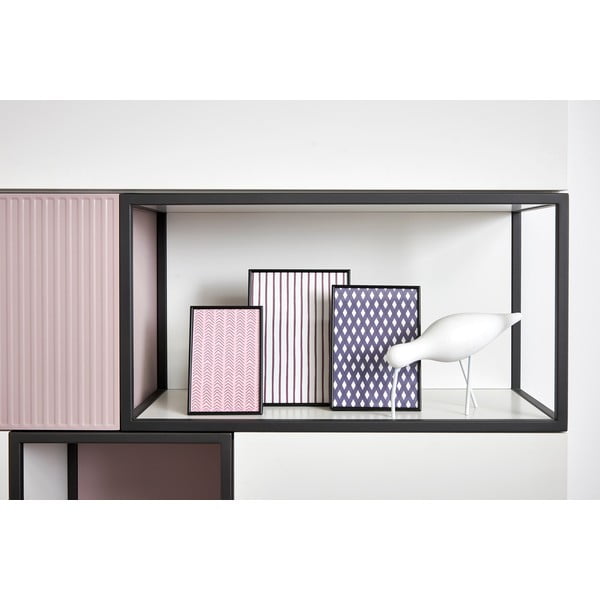 Cornice da appoggio/parete in metallo nero 11x16 cm Sweet Memory - Zilverstad-image-1