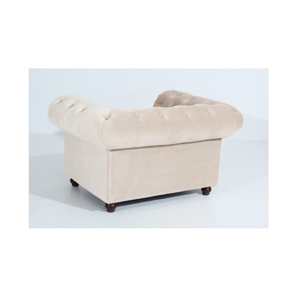 Poltrona crema Orleans Velvet - Max Winzer-image-2