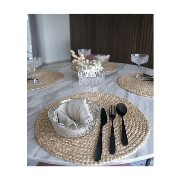 Set di tovagliette in iuta 4 pz ø 38 cm Bombay - House Nordic-image-4