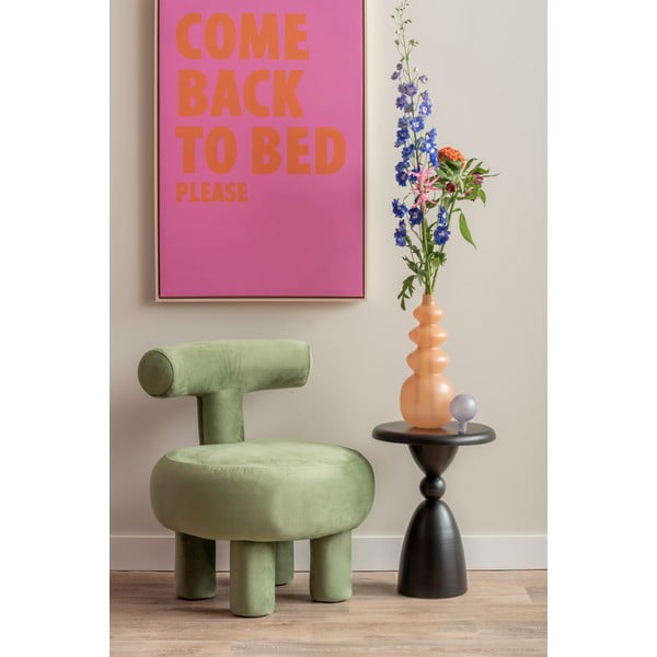 Tavolino rotondo in metallo ø 34 cm Folly  – Leitmotiv-image-1