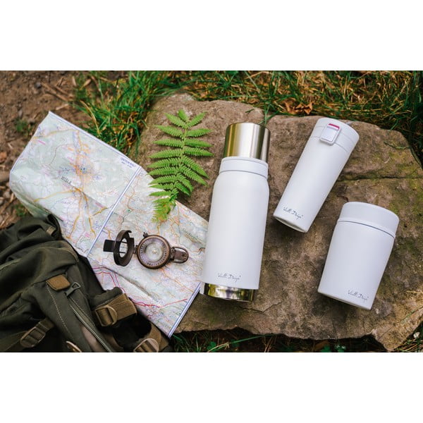 Termos da viaggio bianco per il pranzo Fuori, 500 ml - Vialli Design-image-1