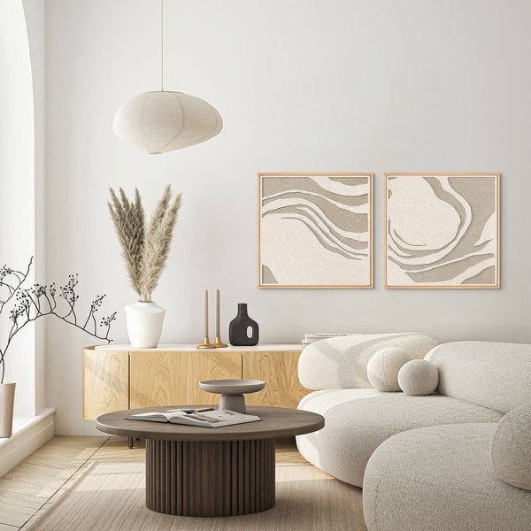 Dipinto in 3D con cornice inclusa/fonoassorbente 62x62 cm Silent Whisper 1 – Malerifabrikken-image-2